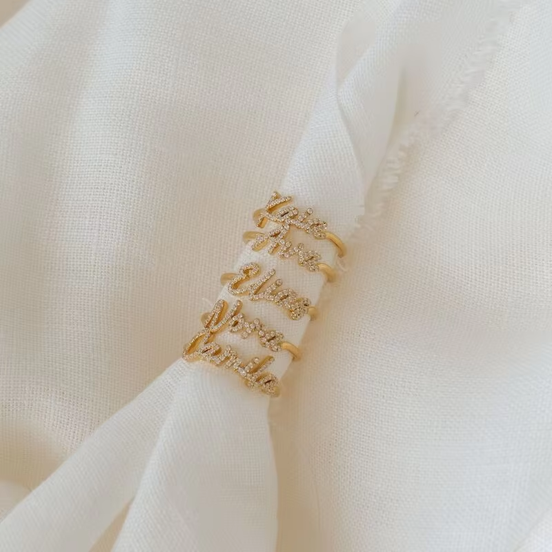 Bague Personnalisée avec Prénom – Bijou Unique sur Mesure