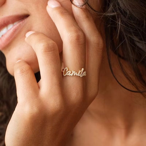 Bague Personnalisée avec Prénom – Bijou Unique sur Mesure